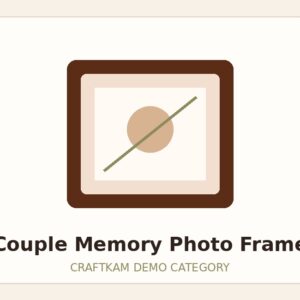 Couple Memory Photo Frame
