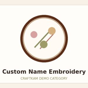 Custom Name Embroidery