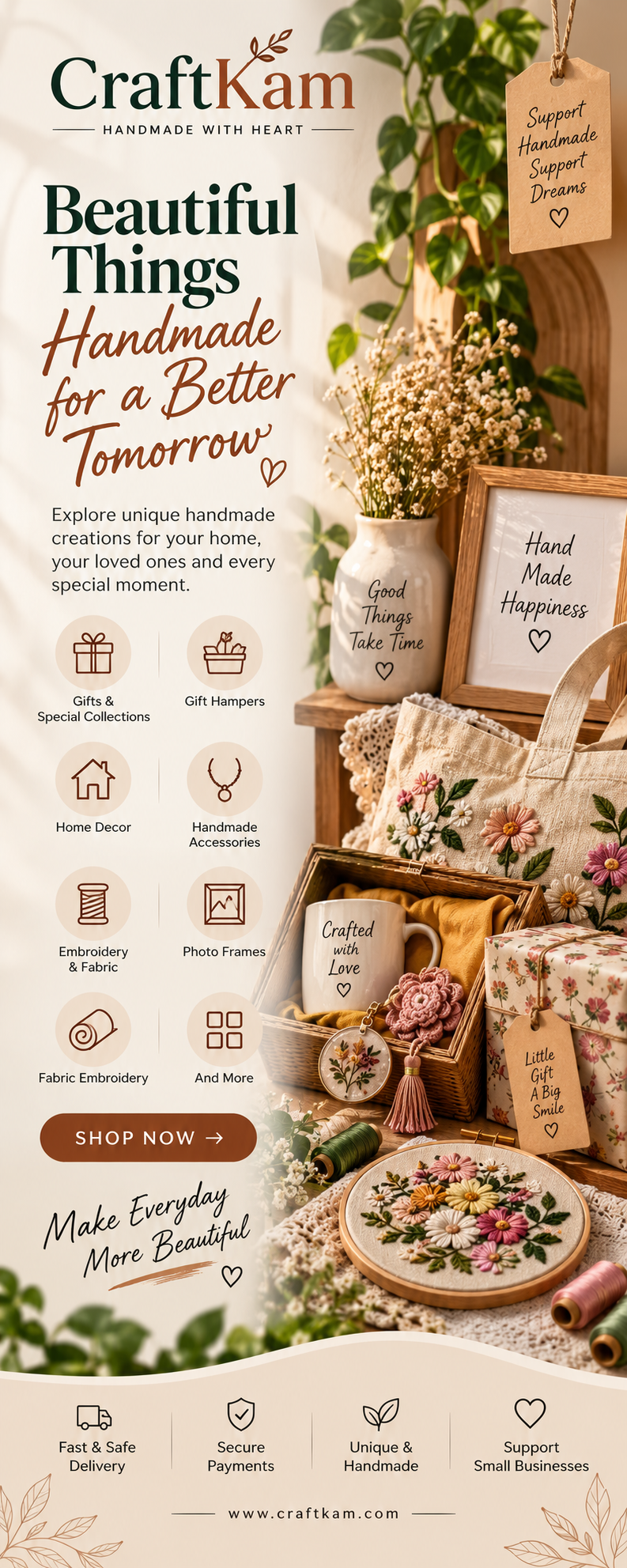 CraftKam handmade collection