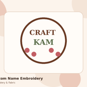 Custom Name Embroidery